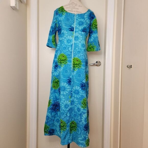 Ui-Maikai 60s Floral Maxi Dress - Picture 4 of 13